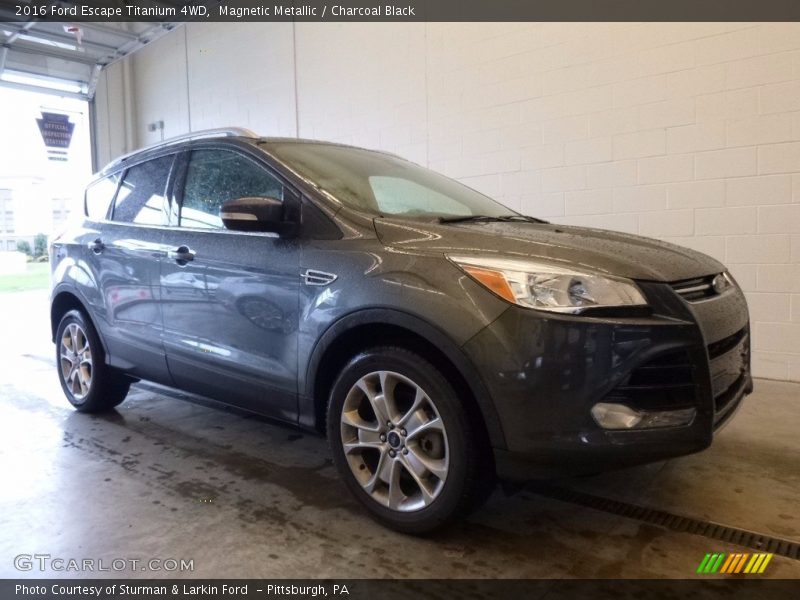 Magnetic Metallic / Charcoal Black 2016 Ford Escape Titanium 4WD