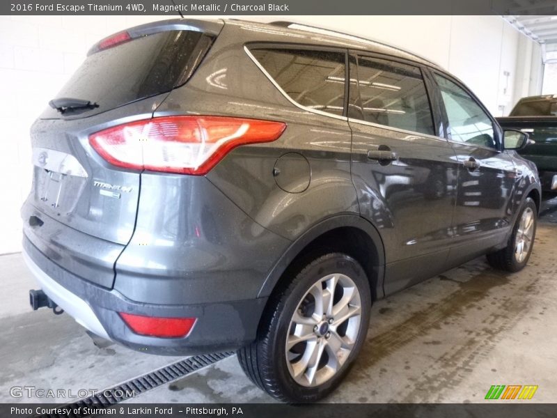 Magnetic Metallic / Charcoal Black 2016 Ford Escape Titanium 4WD