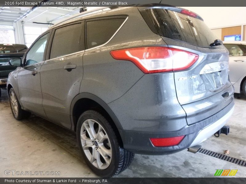 Magnetic Metallic / Charcoal Black 2016 Ford Escape Titanium 4WD