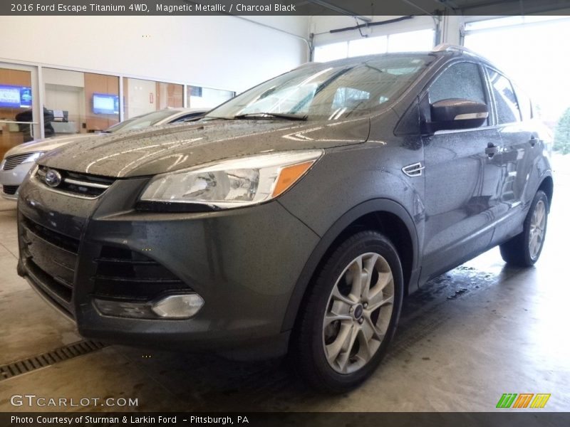 Magnetic Metallic / Charcoal Black 2016 Ford Escape Titanium 4WD