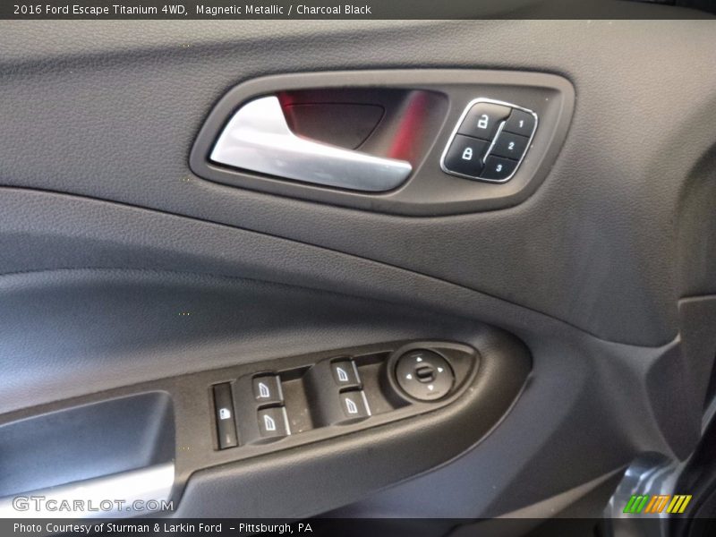 Magnetic Metallic / Charcoal Black 2016 Ford Escape Titanium 4WD
