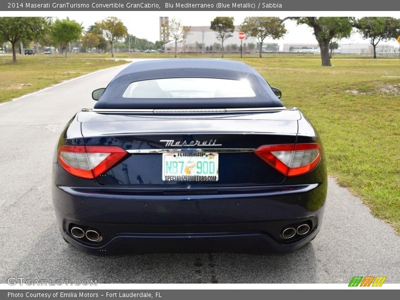 Blu Mediterraneo (Blue Metallic) / Sabbia 2014 Maserati GranTurismo Convertible GranCabrio
