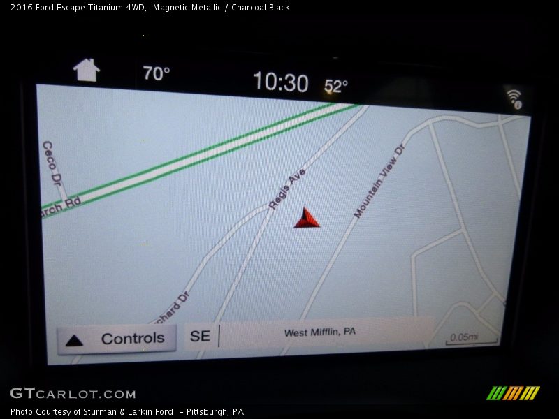 Magnetic Metallic / Charcoal Black 2016 Ford Escape Titanium 4WD