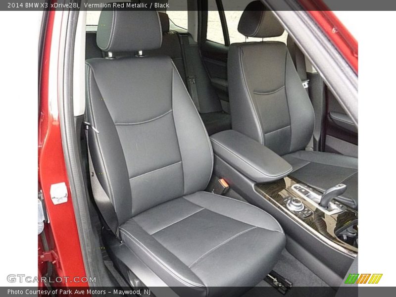 Vermilion Red Metallic / Black 2014 BMW X3 xDrive28i