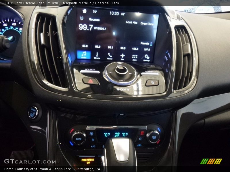 Magnetic Metallic / Charcoal Black 2016 Ford Escape Titanium 4WD