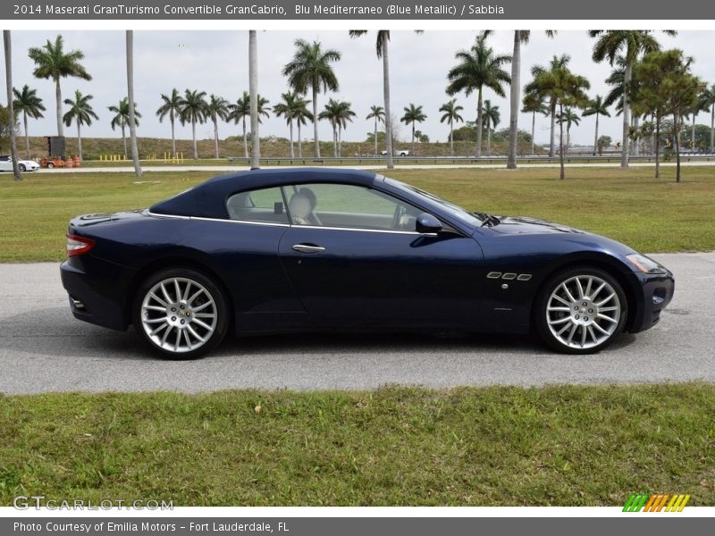 Blu Mediterraneo (Blue Metallic) / Sabbia 2014 Maserati GranTurismo Convertible GranCabrio
