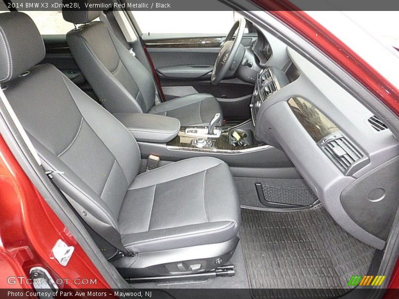 Vermilion Red Metallic / Black 2014 BMW X3 xDrive28i