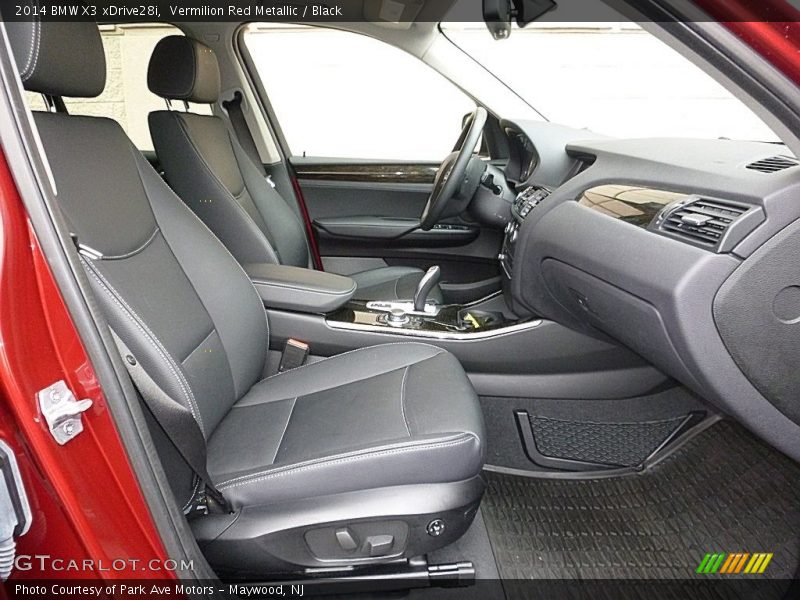 Vermilion Red Metallic / Black 2014 BMW X3 xDrive28i