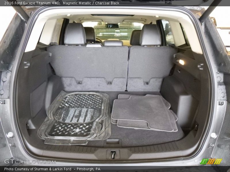 Magnetic Metallic / Charcoal Black 2016 Ford Escape Titanium 4WD