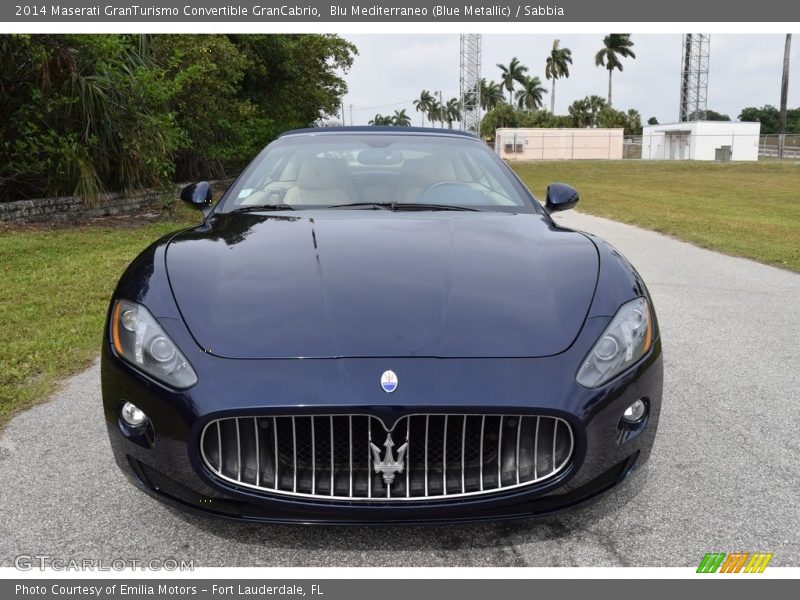 Blu Mediterraneo (Blue Metallic) / Sabbia 2014 Maserati GranTurismo Convertible GranCabrio