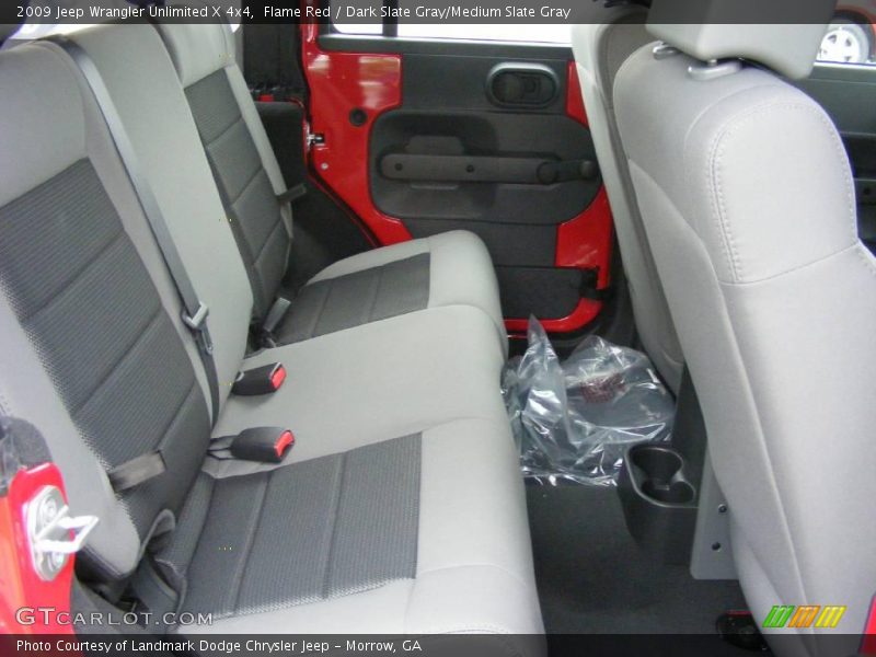 Flame Red / Dark Slate Gray/Medium Slate Gray 2009 Jeep Wrangler Unlimited X 4x4
