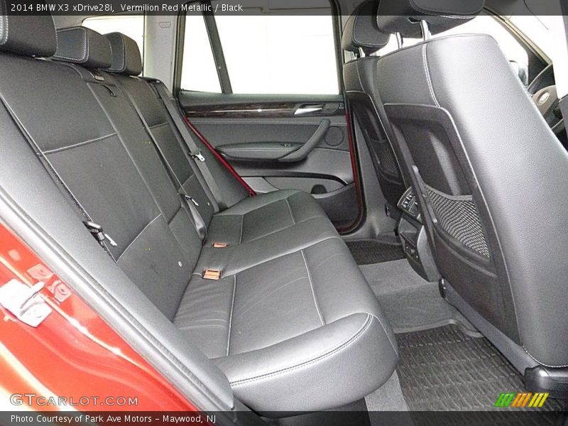 Vermilion Red Metallic / Black 2014 BMW X3 xDrive28i