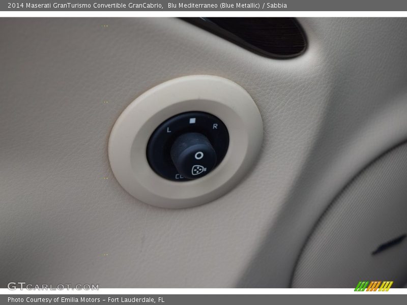 Blu Mediterraneo (Blue Metallic) / Sabbia 2014 Maserati GranTurismo Convertible GranCabrio