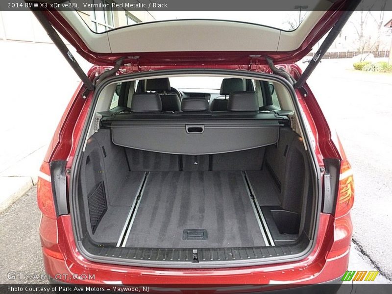 Vermilion Red Metallic / Black 2014 BMW X3 xDrive28i
