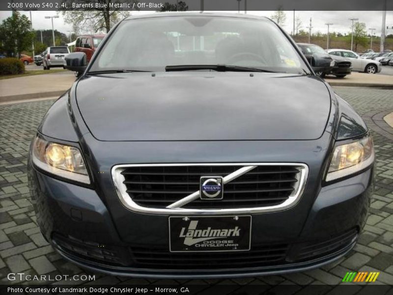 Barents Blue Metallic / Off-Black 2008 Volvo S40 2.4i