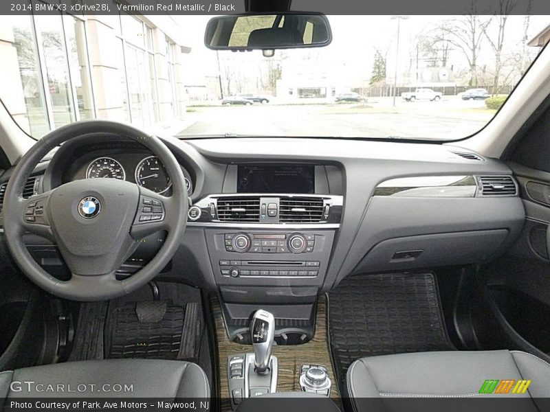 Vermilion Red Metallic / Black 2014 BMW X3 xDrive28i