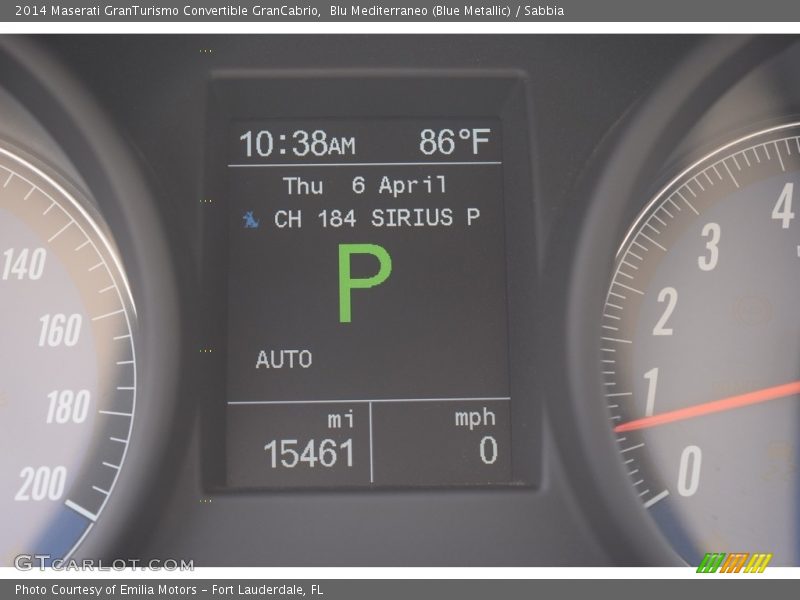 Blu Mediterraneo (Blue Metallic) / Sabbia 2014 Maserati GranTurismo Convertible GranCabrio