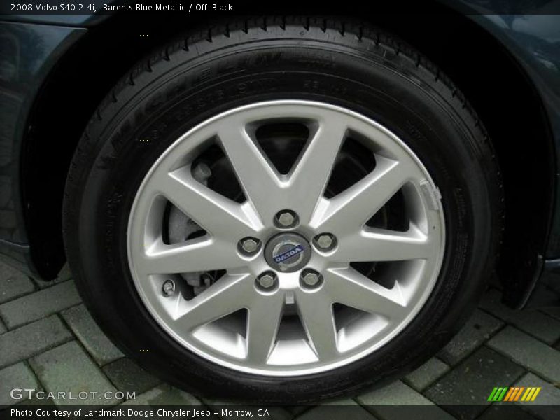 Barents Blue Metallic / Off-Black 2008 Volvo S40 2.4i