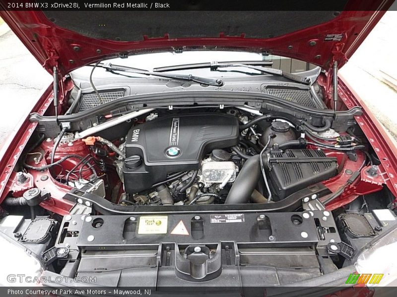 Vermilion Red Metallic / Black 2014 BMW X3 xDrive28i