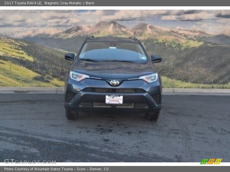 Magnetic Gray Metallic / Black 2017 Toyota RAV4 LE