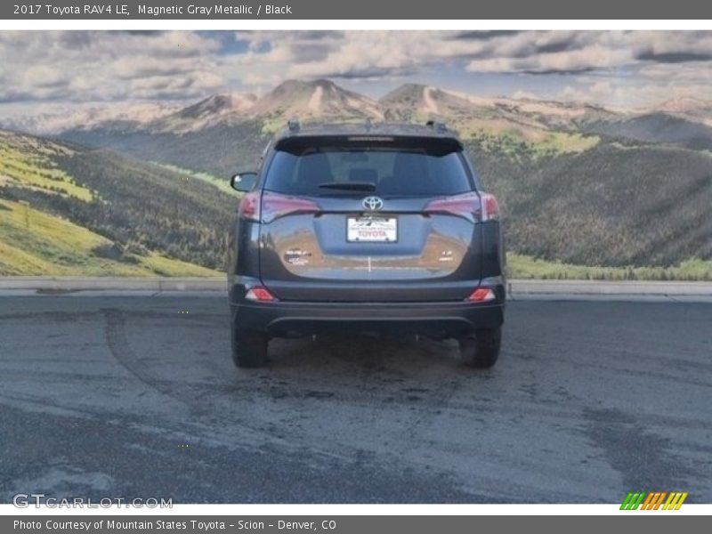 Magnetic Gray Metallic / Black 2017 Toyota RAV4 LE