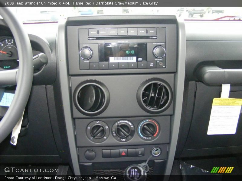 Flame Red / Dark Slate Gray/Medium Slate Gray 2009 Jeep Wrangler Unlimited X 4x4