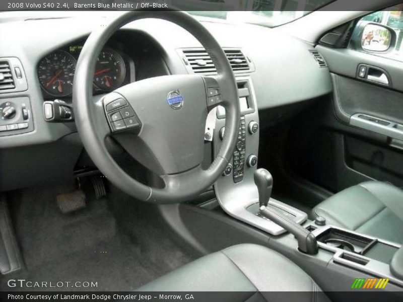 Barents Blue Metallic / Off-Black 2008 Volvo S40 2.4i