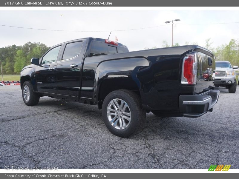 Onyx Black / Cocoa/­Dune 2017 GMC Canyon SLT Crew Cab
