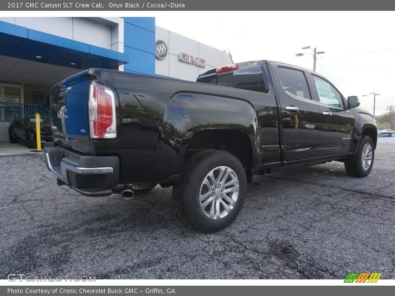 Onyx Black / Cocoa/­Dune 2017 GMC Canyon SLT Crew Cab