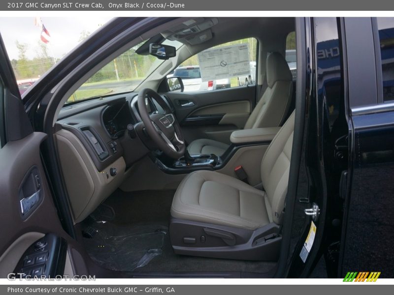 Onyx Black / Cocoa/­Dune 2017 GMC Canyon SLT Crew Cab