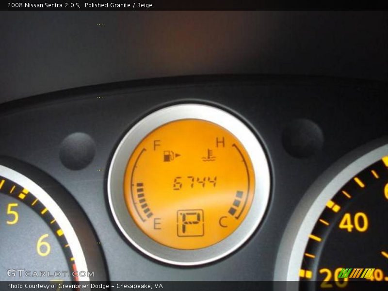 Polished Granite / Beige 2008 Nissan Sentra 2.0 S