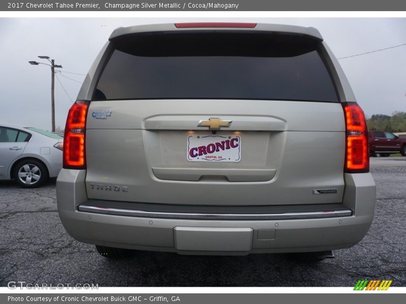 Champagne Silver Metallic / Cocoa/Mahogany 2017 Chevrolet Tahoe Premier