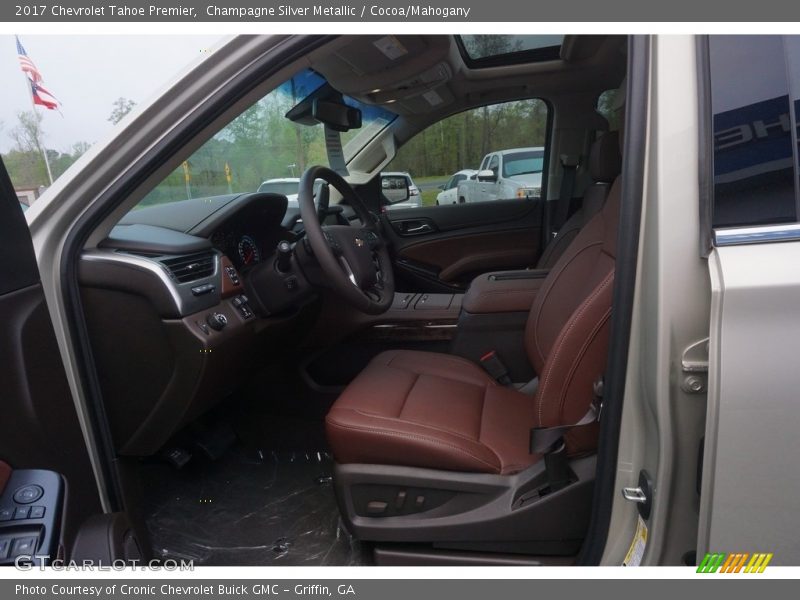 Champagne Silver Metallic / Cocoa/Mahogany 2017 Chevrolet Tahoe Premier