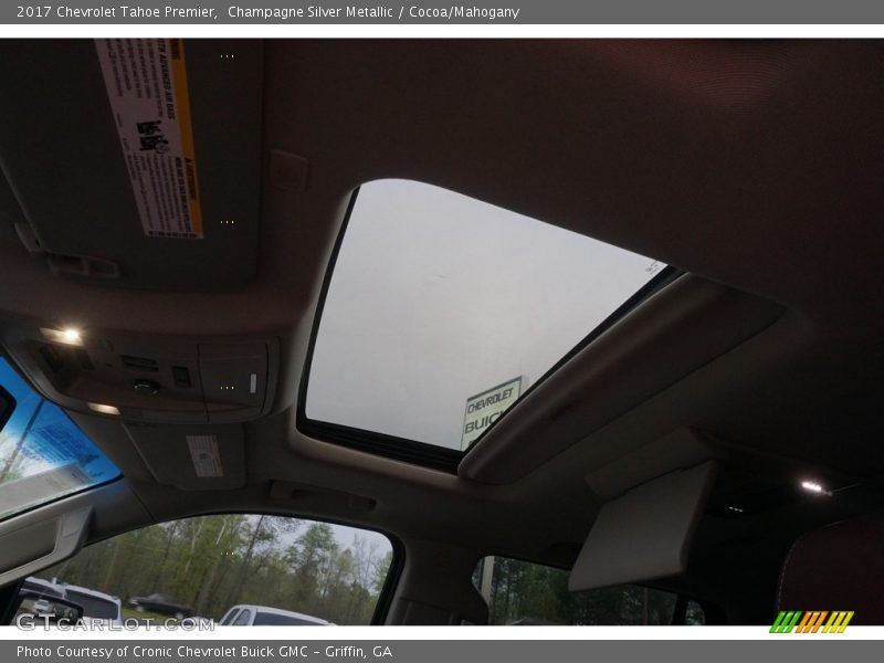 Champagne Silver Metallic / Cocoa/Mahogany 2017 Chevrolet Tahoe Premier