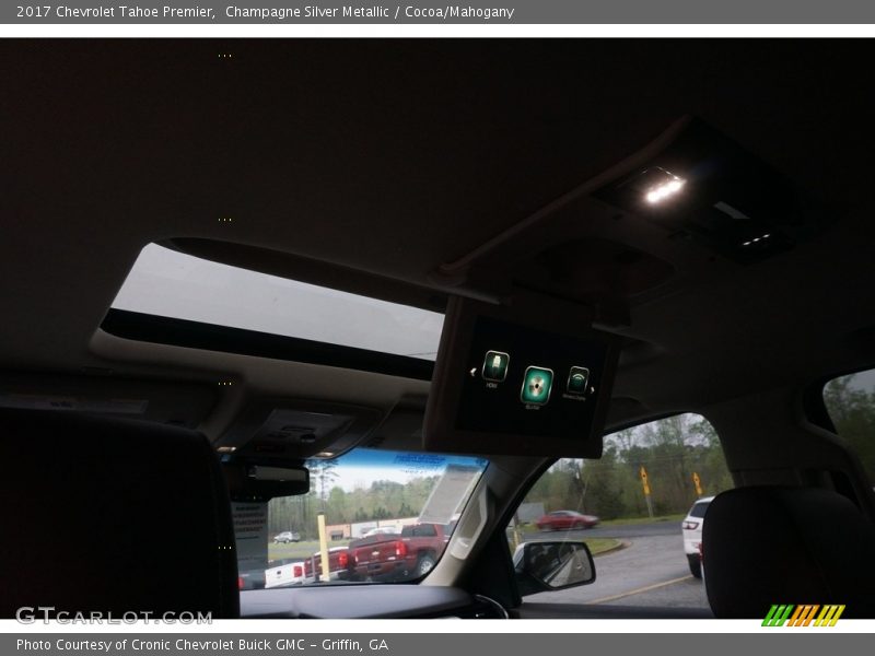 Champagne Silver Metallic / Cocoa/Mahogany 2017 Chevrolet Tahoe Premier