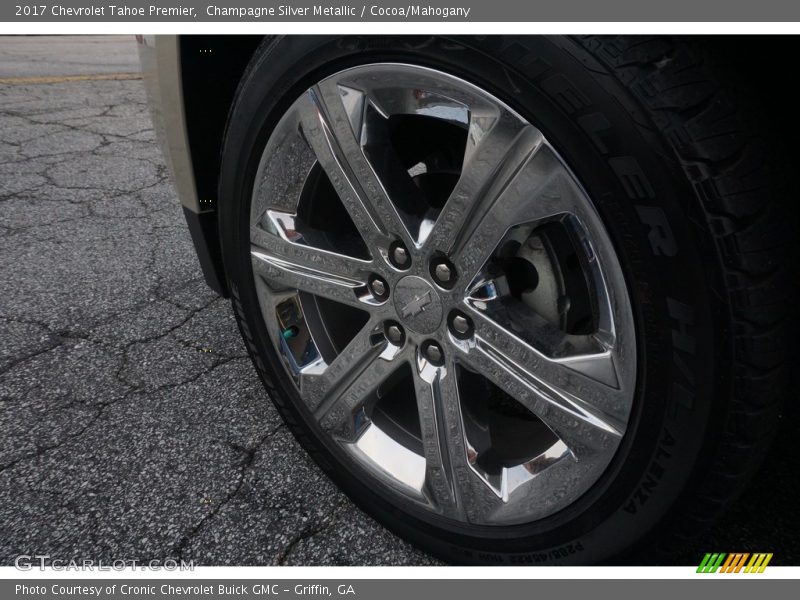 Champagne Silver Metallic / Cocoa/Mahogany 2017 Chevrolet Tahoe Premier