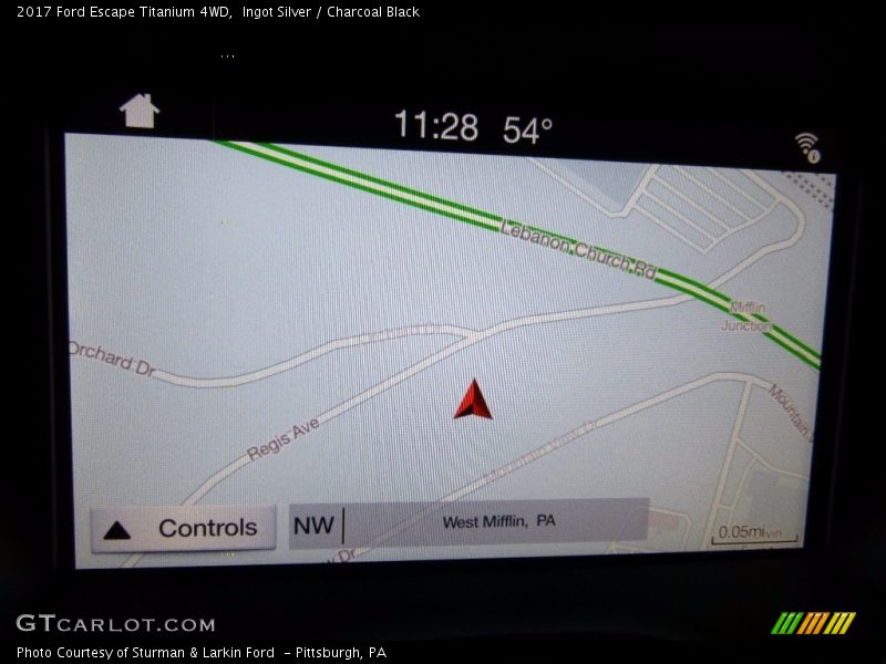 Ingot Silver / Charcoal Black 2017 Ford Escape Titanium 4WD