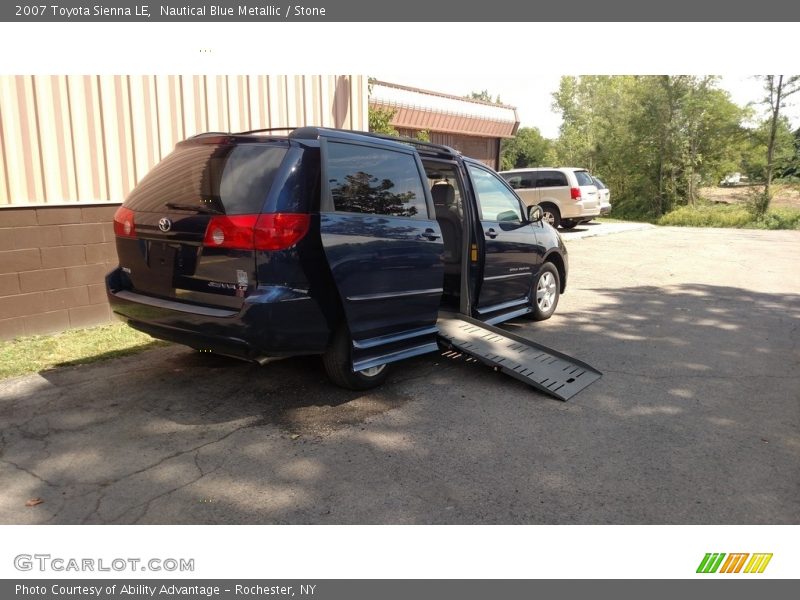 Nautical Blue Metallic / Stone 2007 Toyota Sienna LE