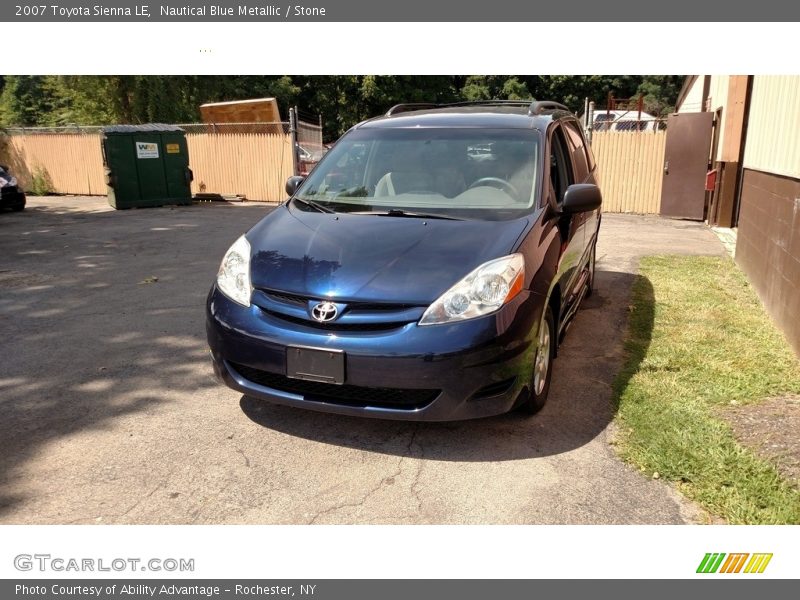 Nautical Blue Metallic / Stone 2007 Toyota Sienna LE
