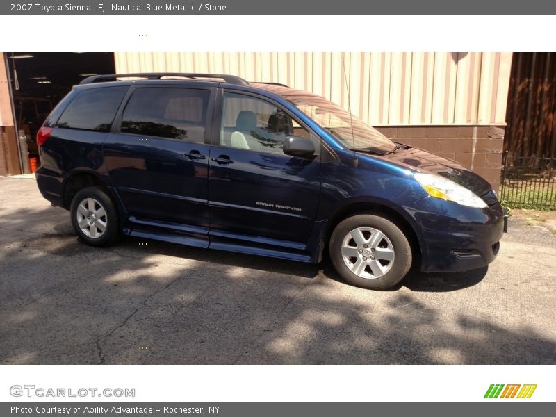 Nautical Blue Metallic / Stone 2007 Toyota Sienna LE
