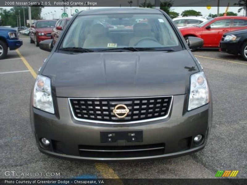 Polished Granite / Beige 2008 Nissan Sentra 2.0 S