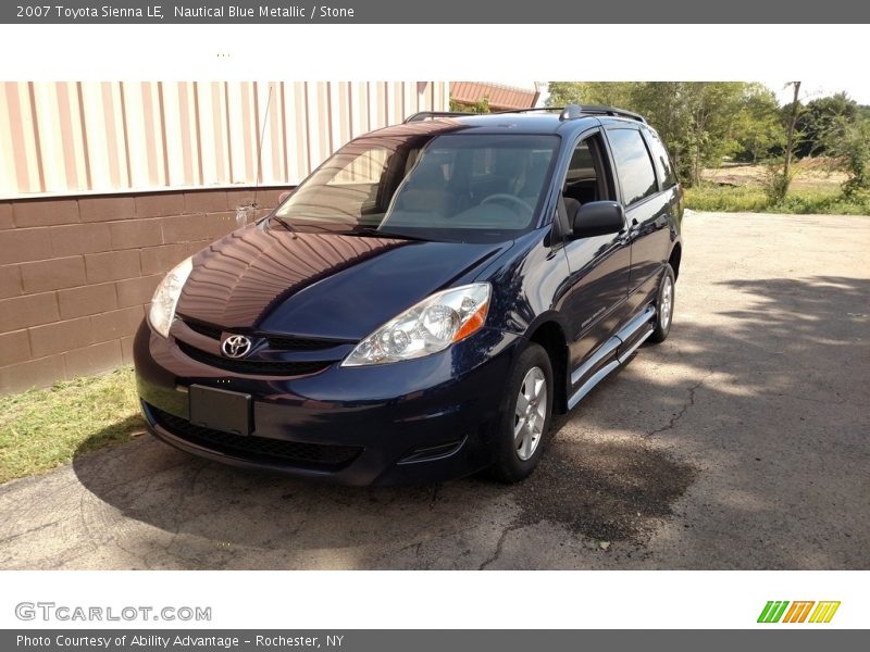 Nautical Blue Metallic / Stone 2007 Toyota Sienna LE