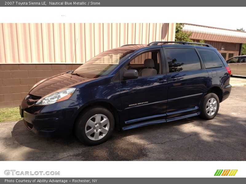 Nautical Blue Metallic / Stone 2007 Toyota Sienna LE