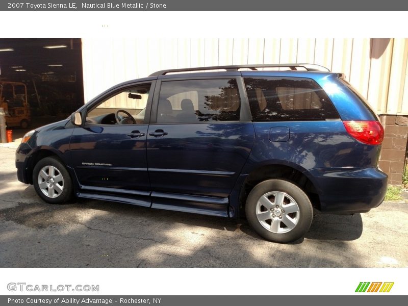 Nautical Blue Metallic / Stone 2007 Toyota Sienna LE