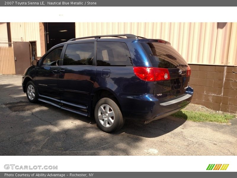 Nautical Blue Metallic / Stone 2007 Toyota Sienna LE