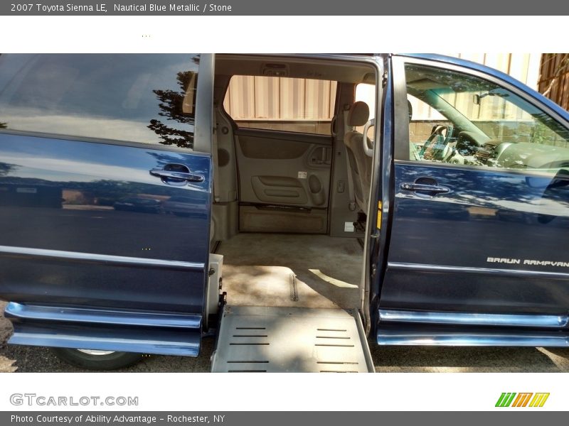 Nautical Blue Metallic / Stone 2007 Toyota Sienna LE