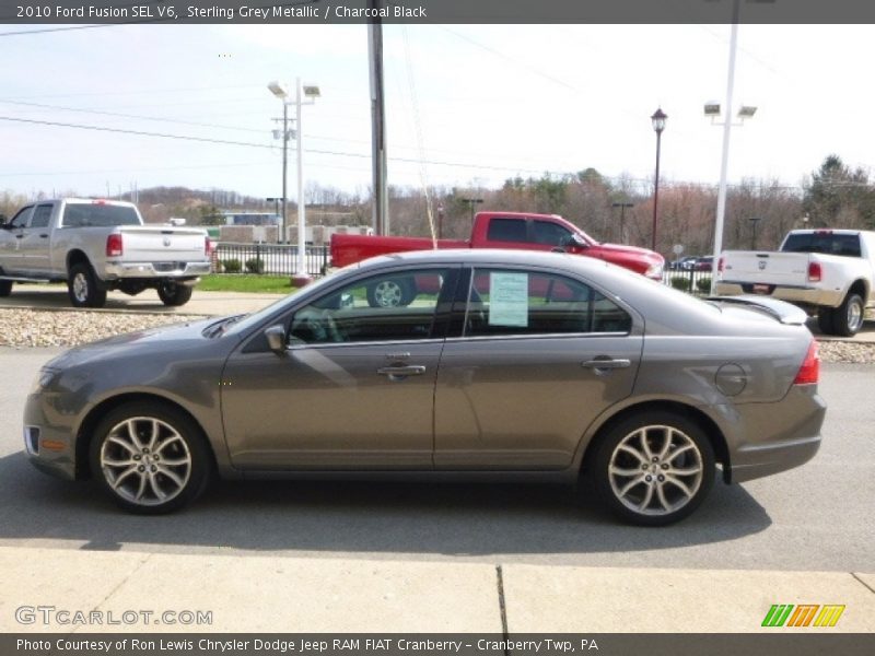 Sterling Grey Metallic / Charcoal Black 2010 Ford Fusion SEL V6