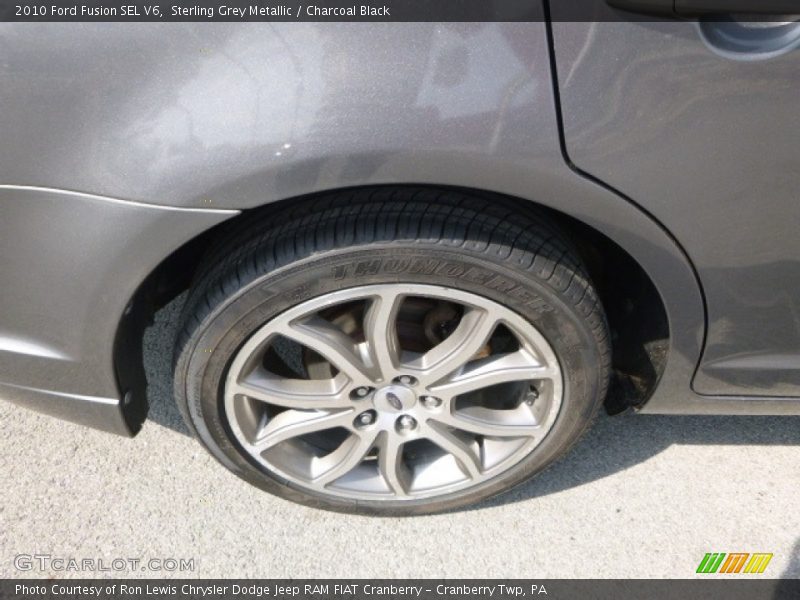 Sterling Grey Metallic / Charcoal Black 2010 Ford Fusion SEL V6