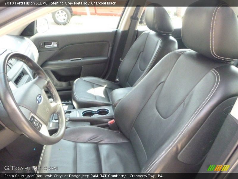 Sterling Grey Metallic / Charcoal Black 2010 Ford Fusion SEL V6