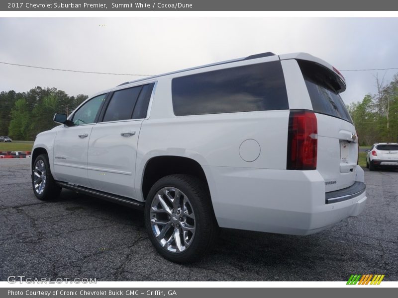 Summit White / Cocoa/Dune 2017 Chevrolet Suburban Premier